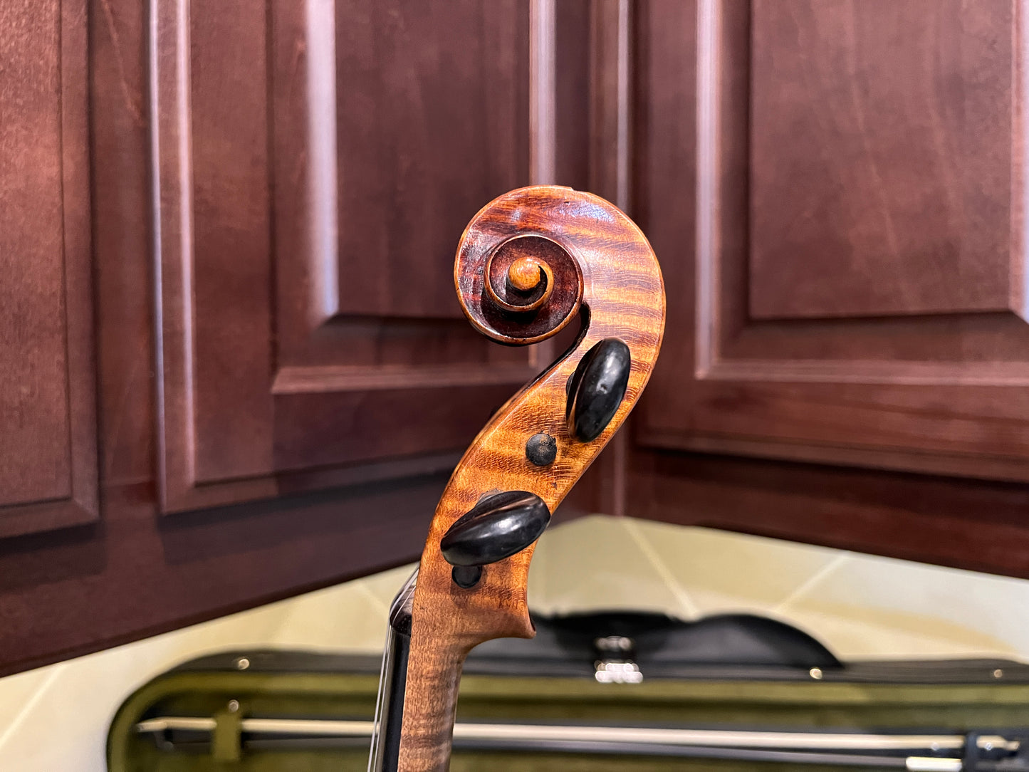 Flamed historic Selman 'Sol.' Roach 1908 Fiddle / violin