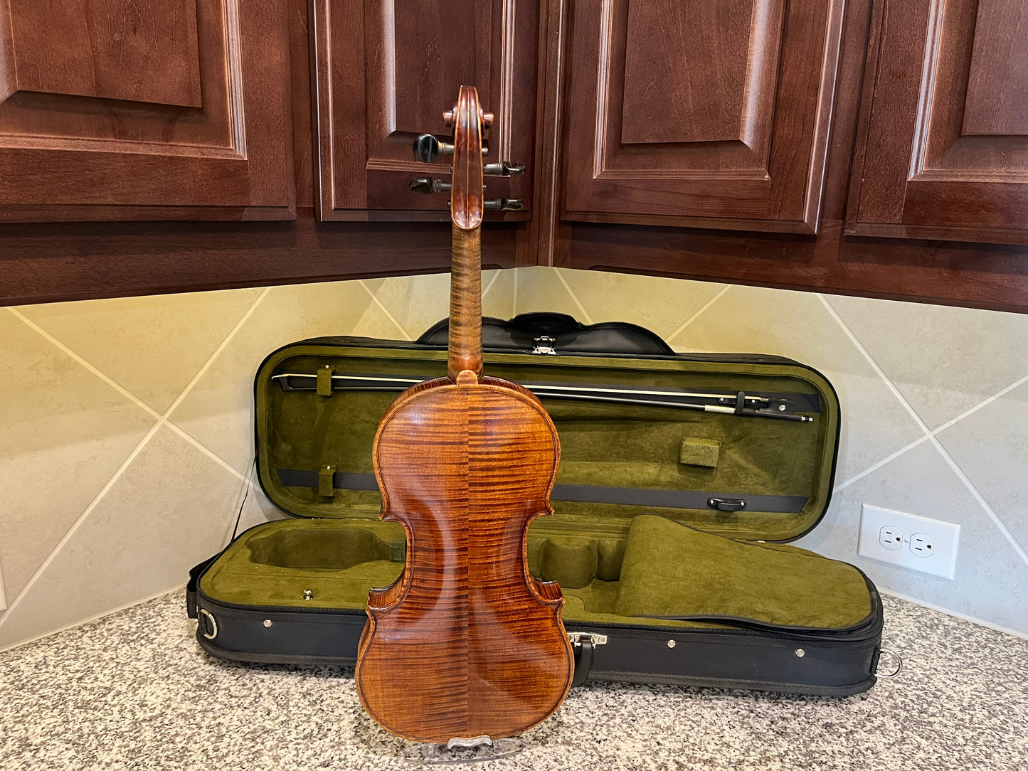Flamed historic Selman 'Sol.' Roach 1908 Fiddle / violin