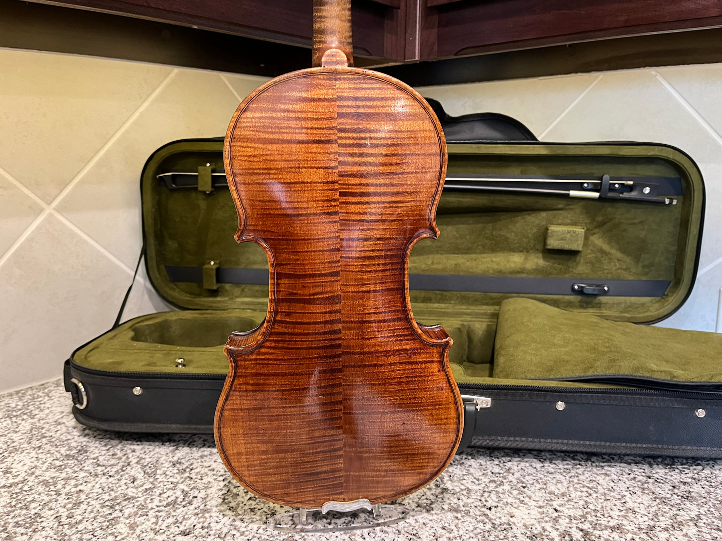 Flamed historic Selman 'Sol.' Roach 1908 Fiddle / violin