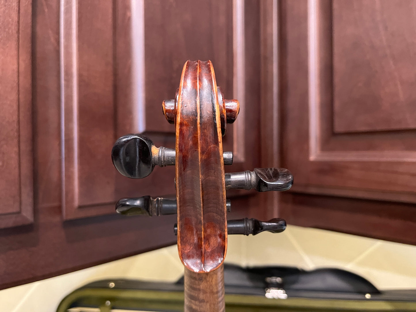 Flamed historic Selman 'Sol.' Roach 1908 Fiddle / violin