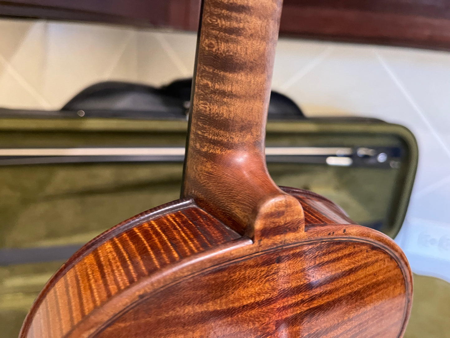 Flamed historic Selman 'Sol.' Roach 1908 Fiddle / violin