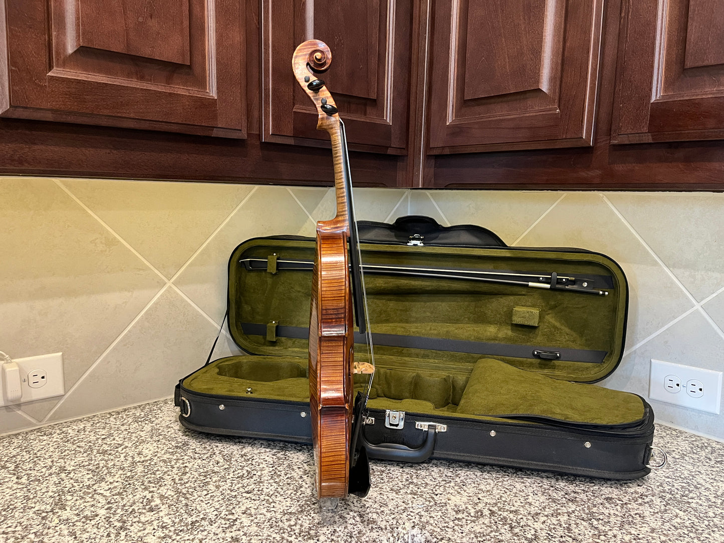Flamed historic Selman 'Sol.' Roach 1908 Fiddle / violin