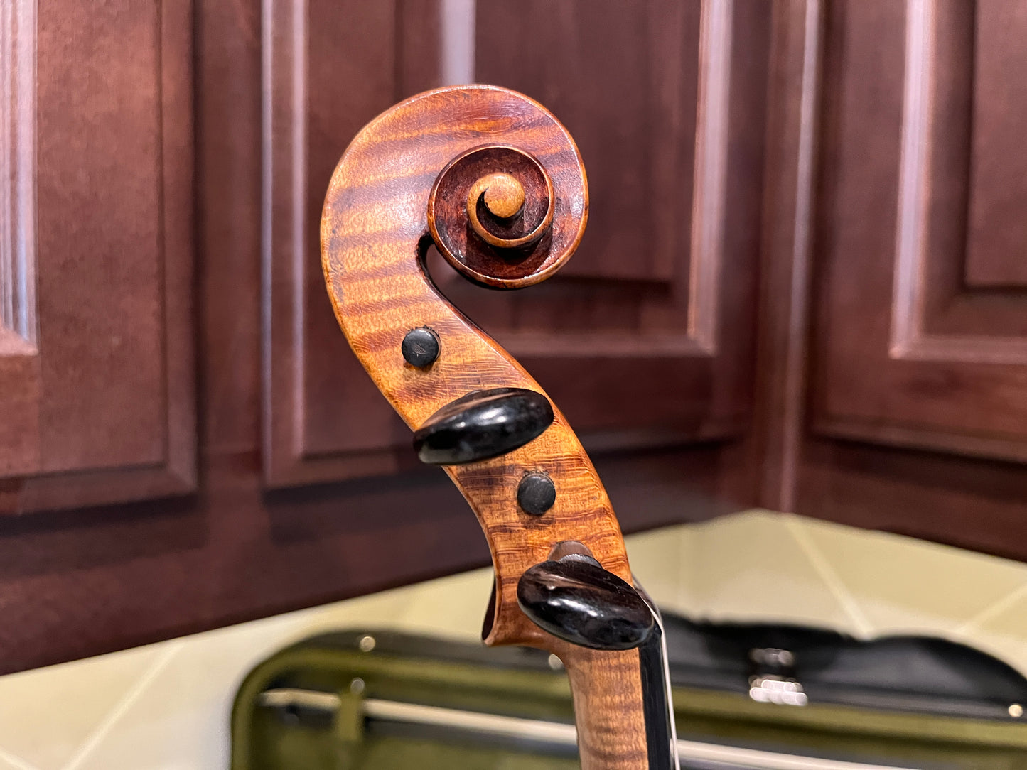 Flamed historic Selman 'Sol.' Roach 1908 Fiddle / violin
