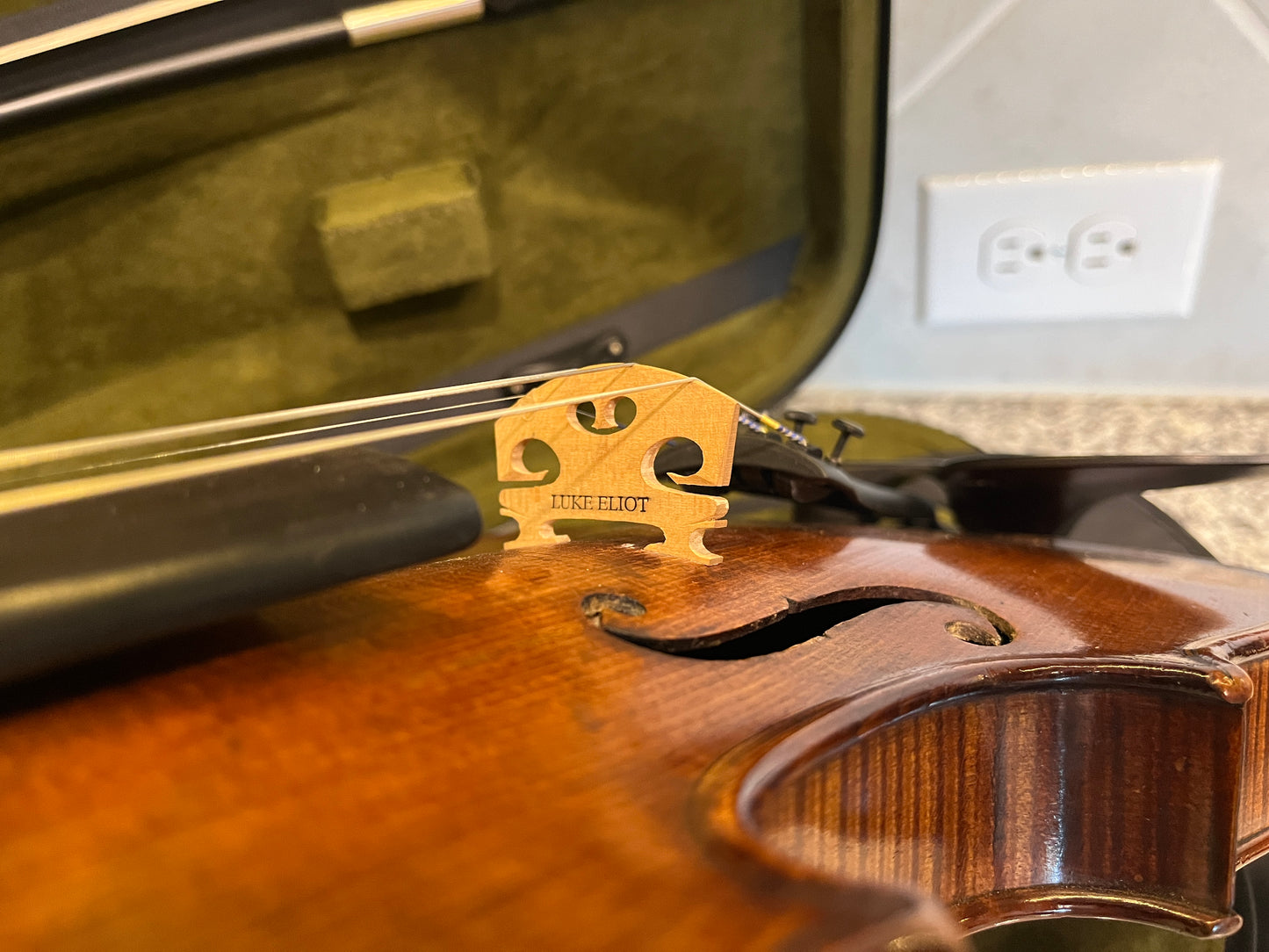 Flamed historic Selman 'Sol.' Roach 1908 Fiddle / violin