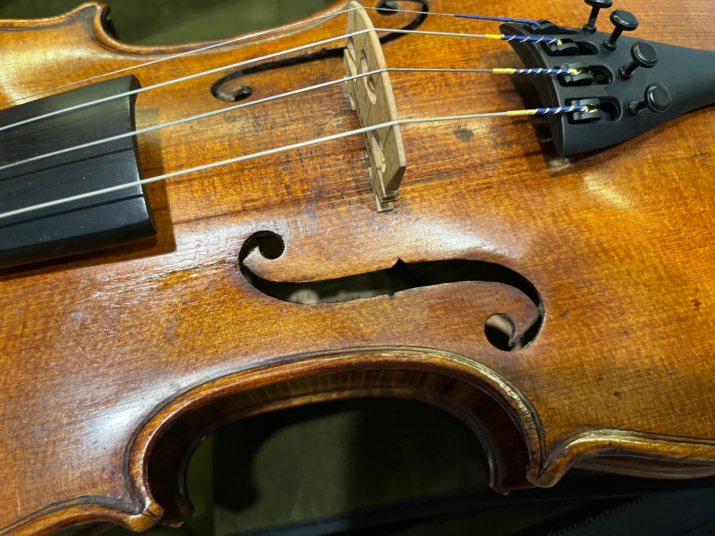 Flamed historic Selman 'Sol.' Roach 1908 Fiddle / violin
