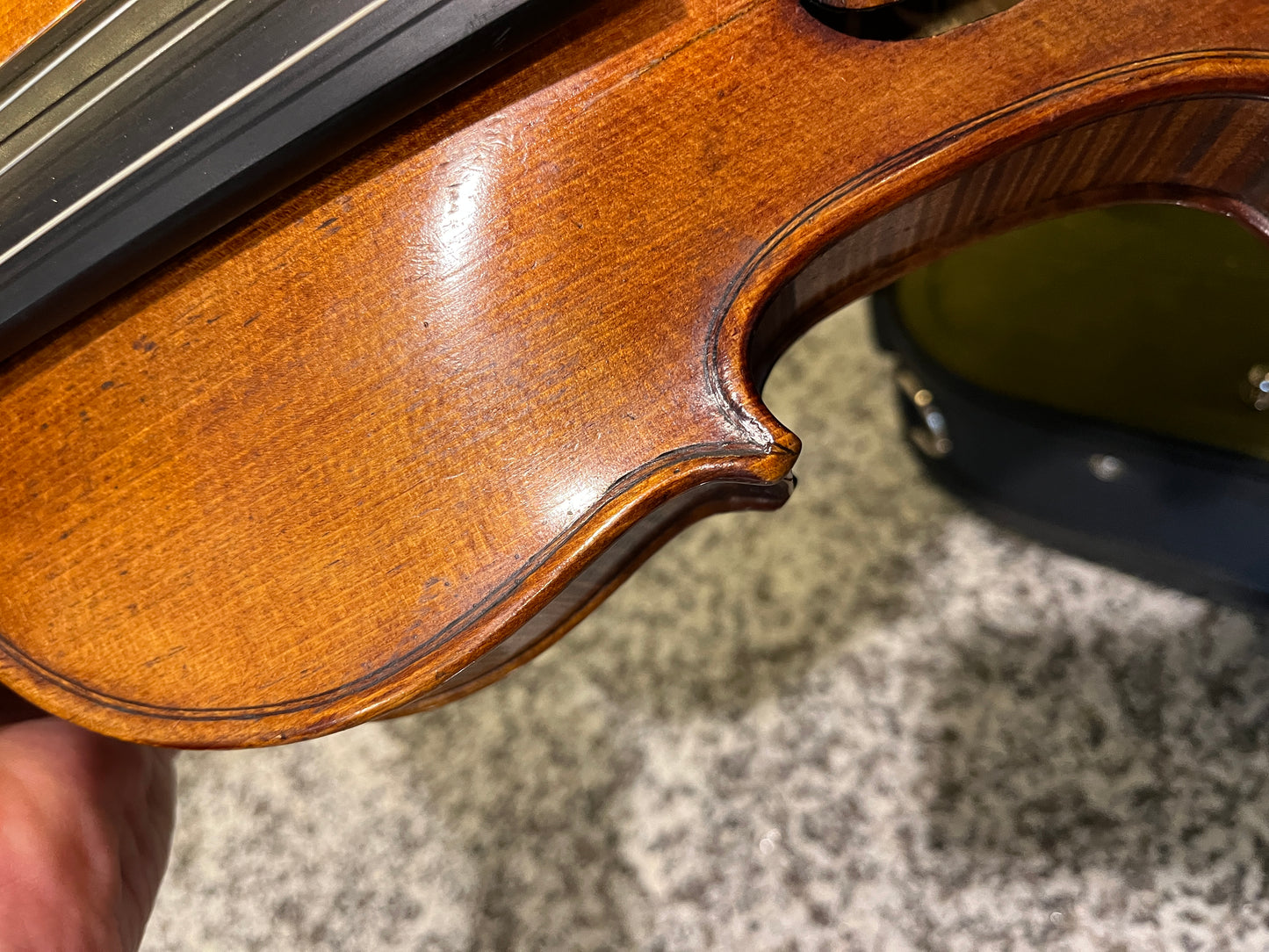 Flamed historic Selman 'Sol.' Roach 1908 Fiddle / violin