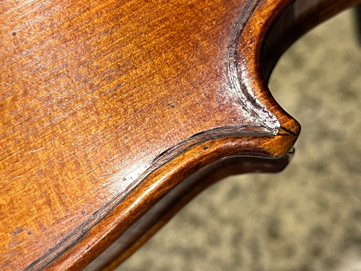 Flamed historic Selman 'Sol.' Roach 1908 Fiddle / violin