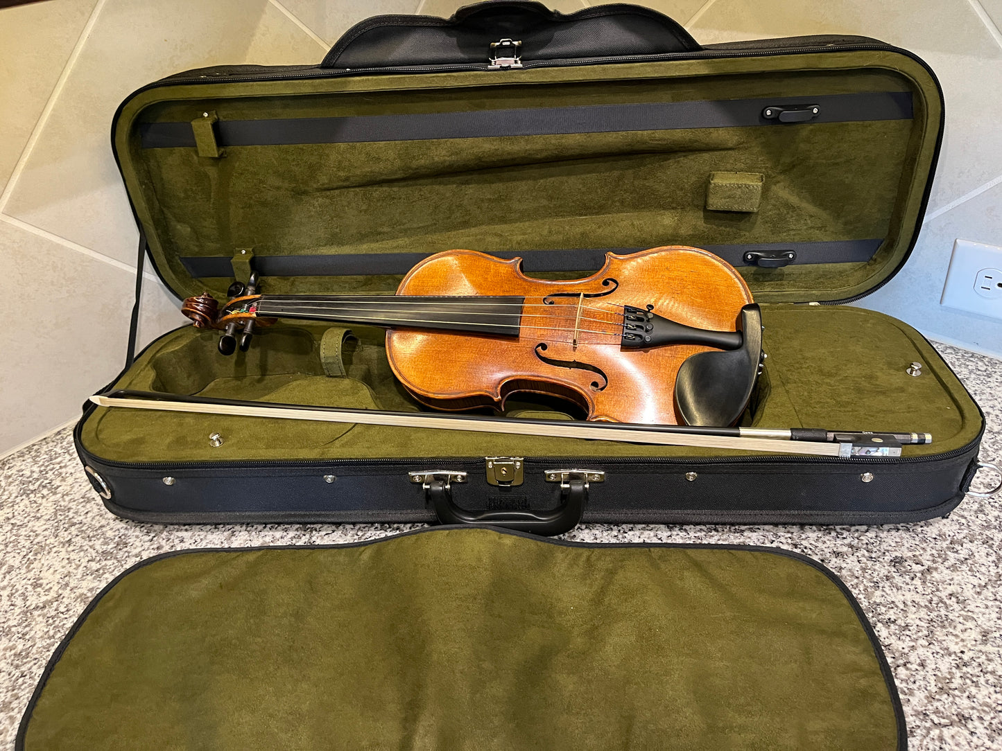 Flamed historic Selman 'Sol.' Roach 1908 Fiddle / violin