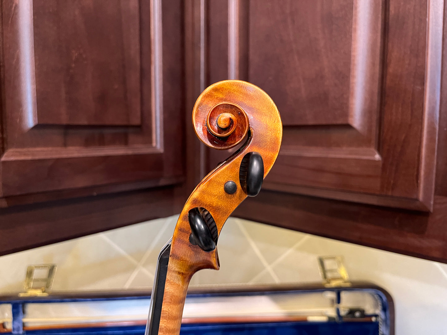 Famous Rare maker A. H. Seymour ( Abijah Hayes Seymour) 1924 Violin 4/4 full size and Bausch staped bow