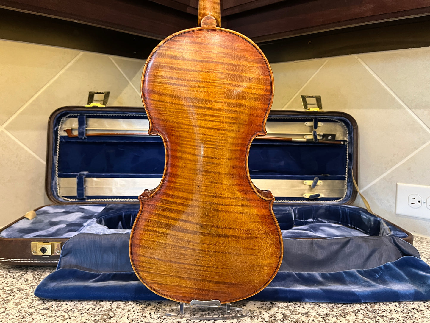 Famous Rare maker A. H. Seymour ( Abijah Hayes Seymour) 1924 Violin 4/4 full size and Bausch staped bow