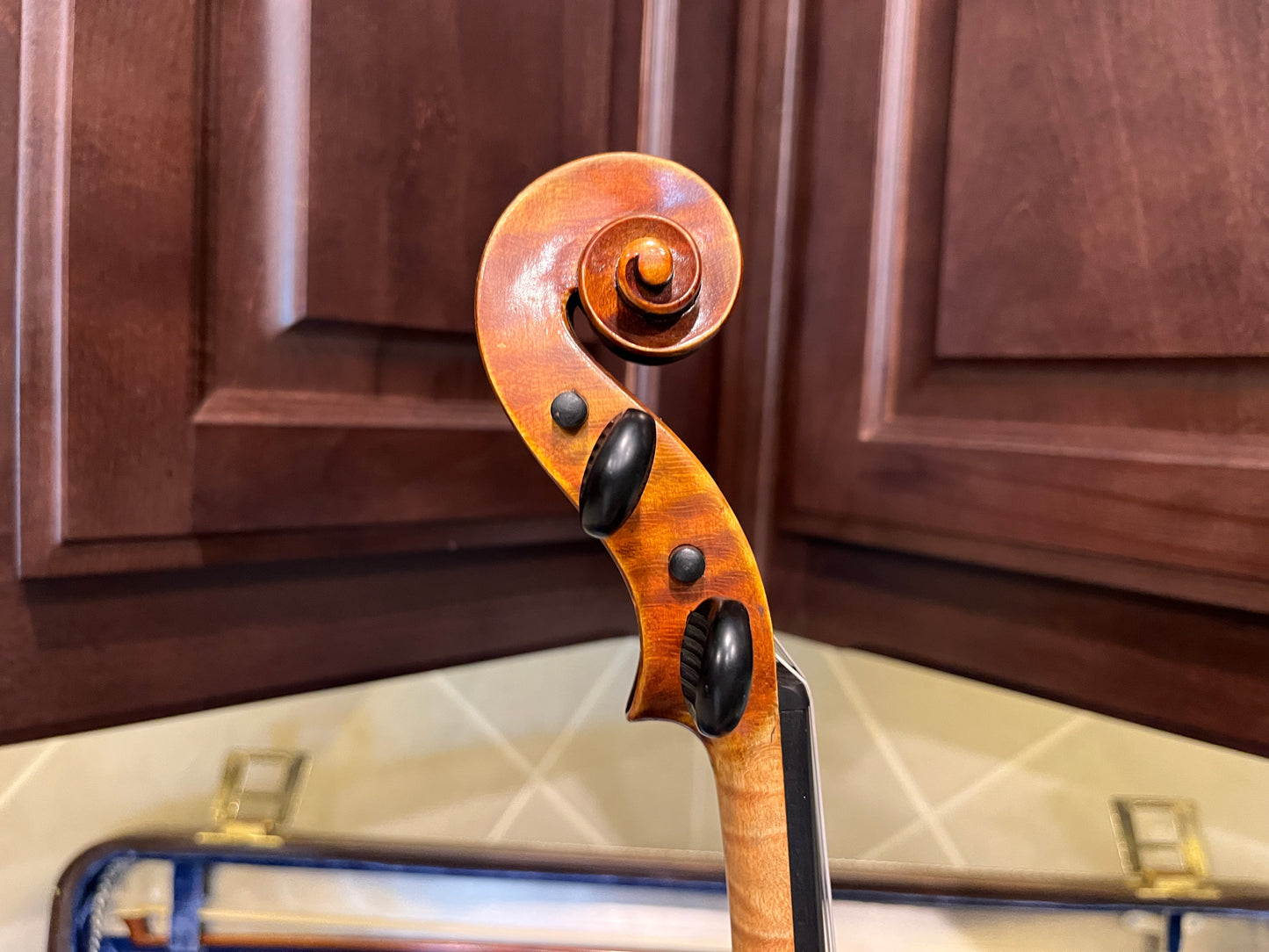 Famous Rare maker A. H. Seymour ( Abijah Hayes Seymour) 1924 Violin 4/4 full size and Bausch staped bow