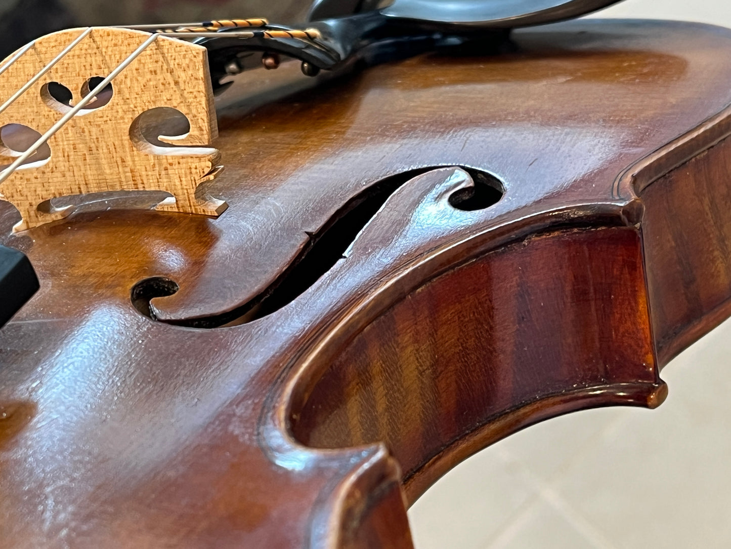 Famous Rare maker A. H. Seymour ( Abijah Hayes Seymour) 1924 Violin 4/4 full size and Bausch staped bow