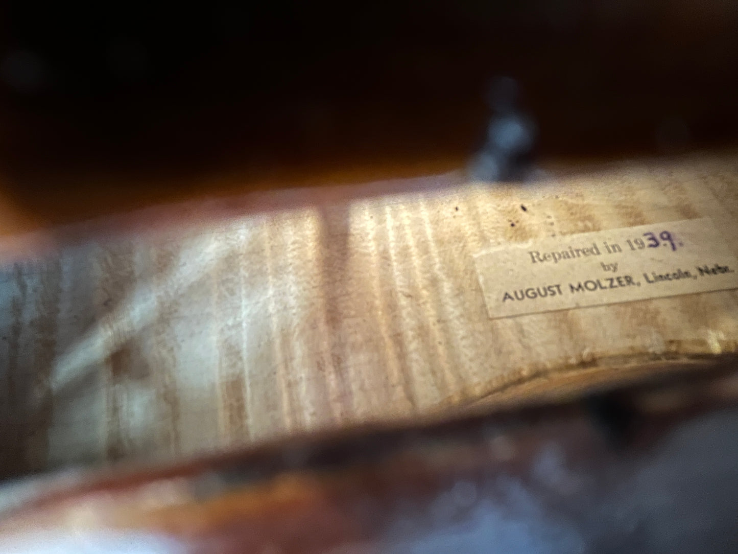 Famous Rare maker A. H. Seymour ( Abijah Hayes Seymour) 1924 Violin 4/4 full size and Bausch staped bow
