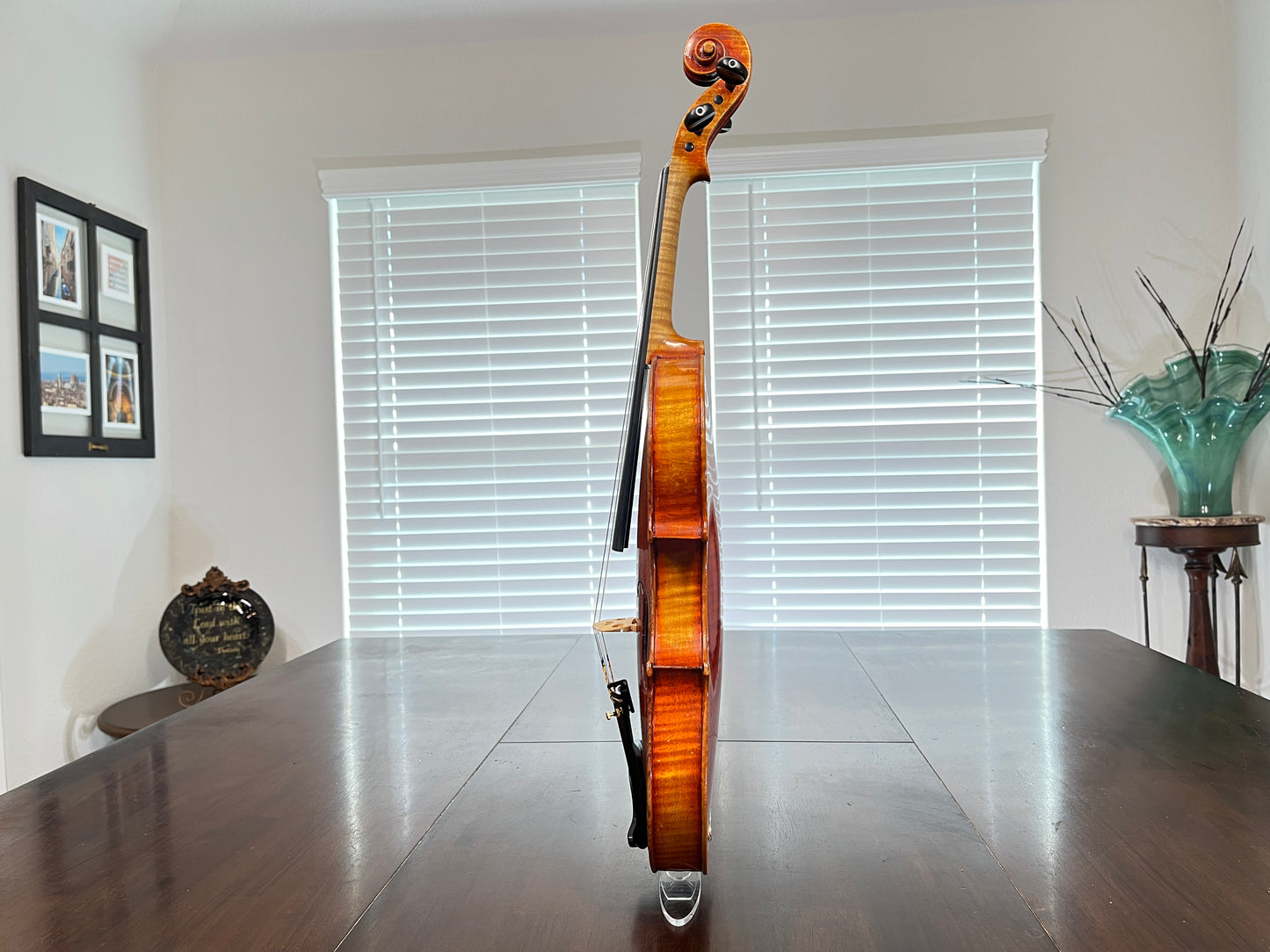 Flamed Advanced and above Albert Goetz Strad copy 1911 Full Size 4/4 Violin plain tail