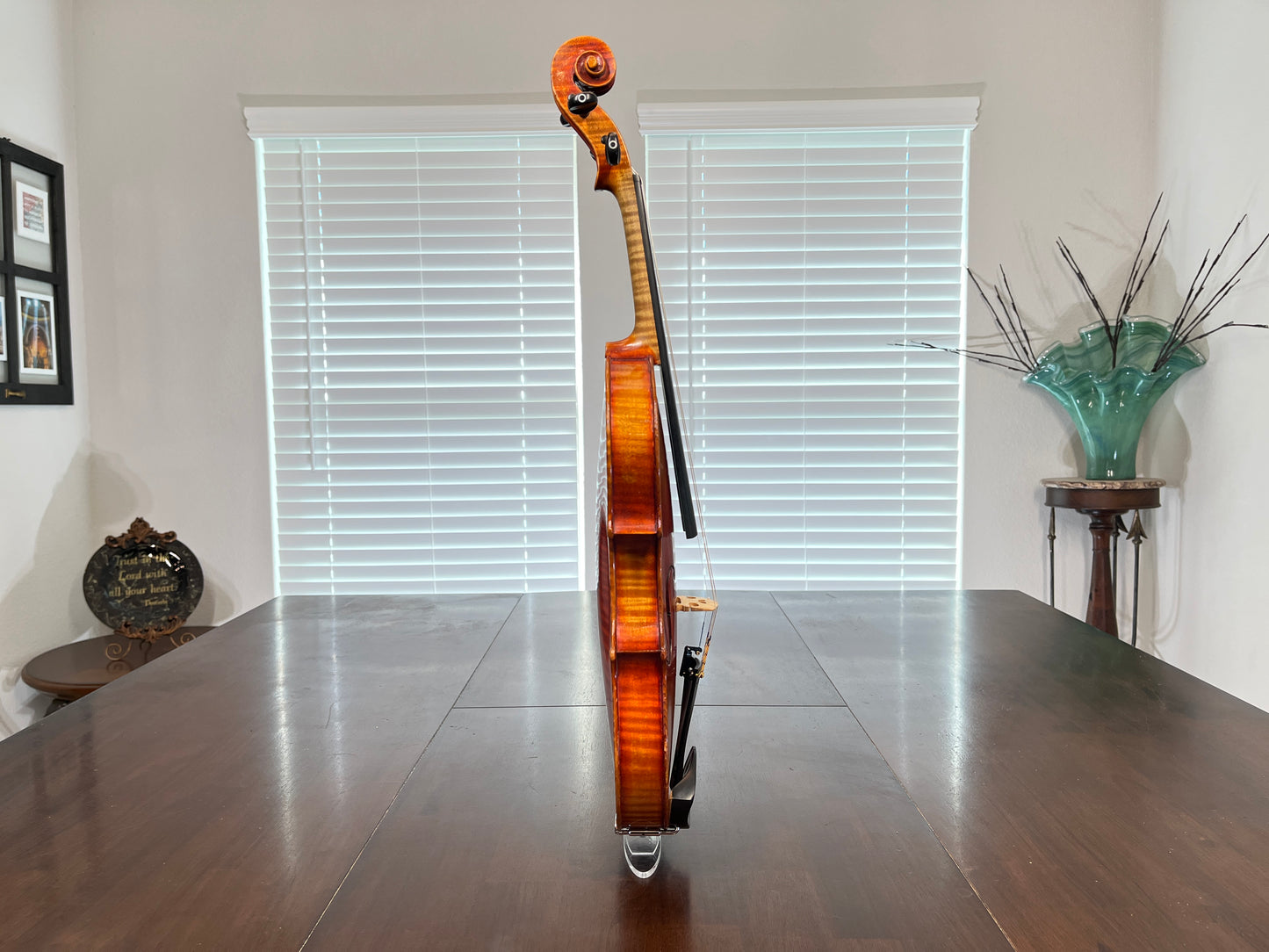Flamed Advanced and above Albert Goetz Strad copy 1911 Full Size 4/4 Violin plain tail