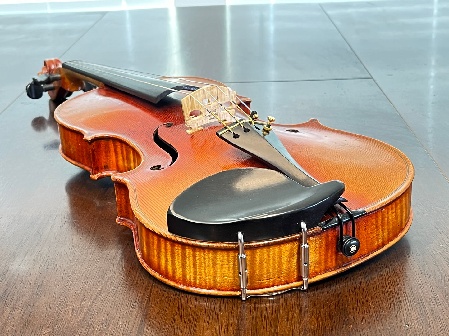 Flamed Advanced and above Albert Goetz Strad copy 1911 Full Size 4/4 Violin plain tail