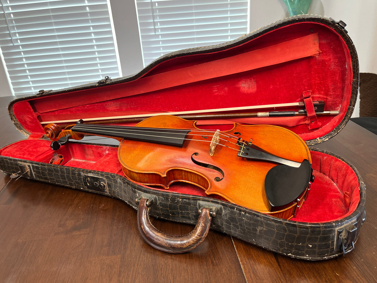 Flamed Advanced and above Albert Goetz Strad copy 1911 Full Size 4/4 Violin plain tail