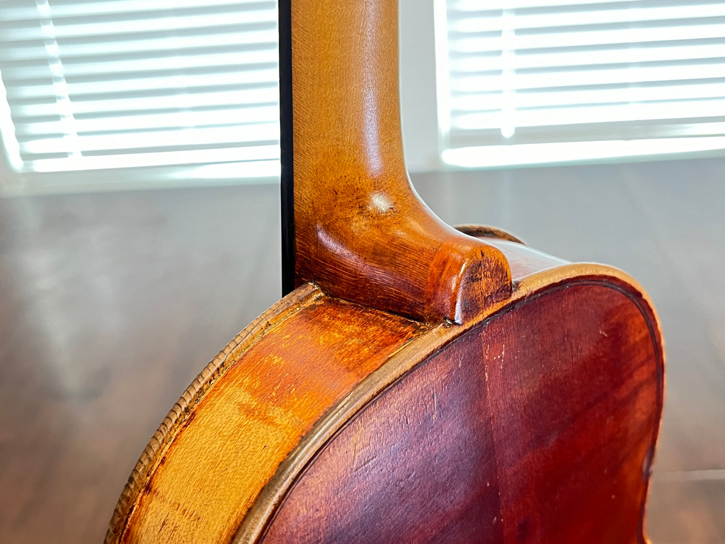 Figured Vintage Neuner Full size violin Mittenwald 4/4