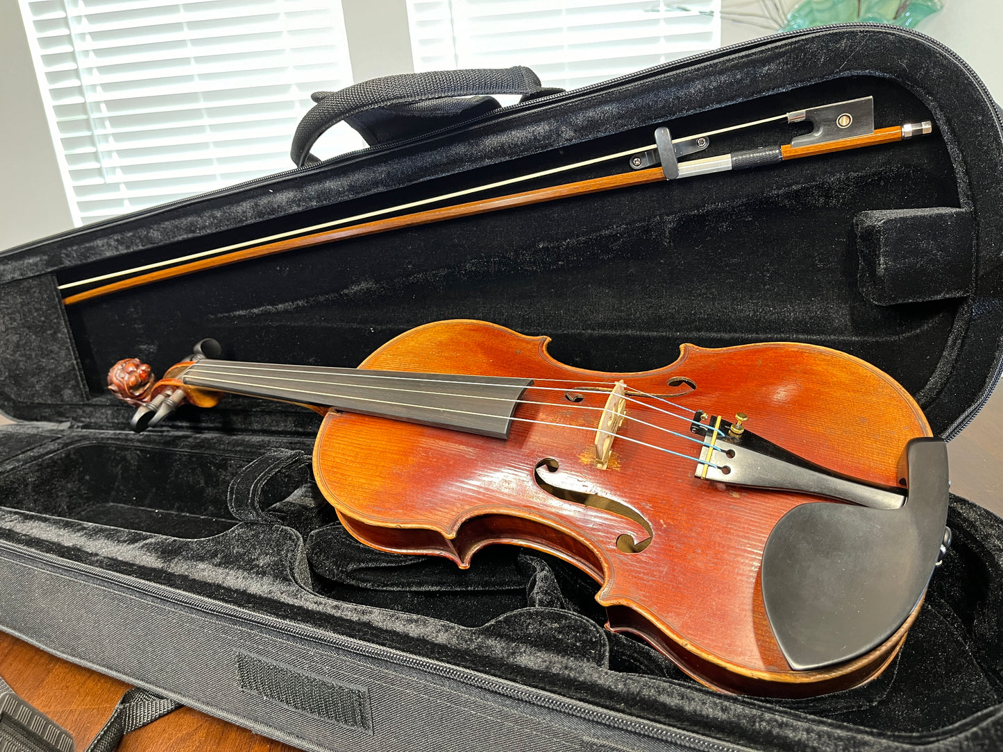 Figured Vintage Neuner Full size violin Mittenwald 4/4