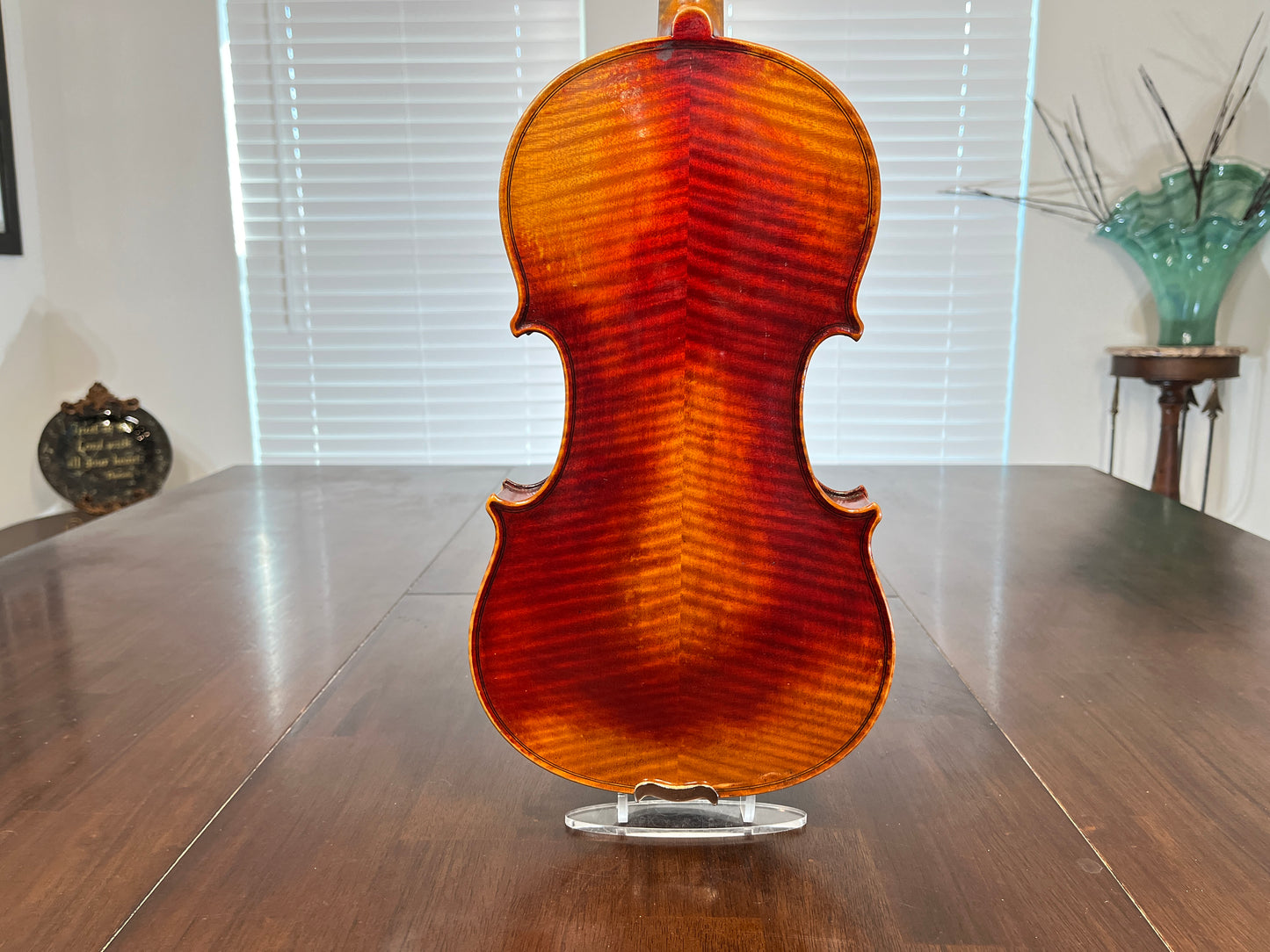 Flamed Albert Goetz Strad Copy 1911 Violin Advanced to Professional Full size 4/4 Diamond accented Tailpiece