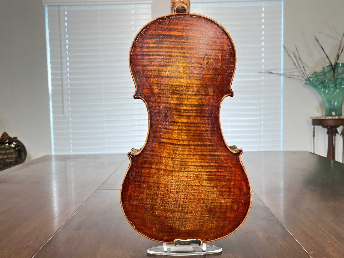 Historic American Made J. A. Wesco Violin 1901 - Oil Varnished full size 4/4, flamed Advanced and above