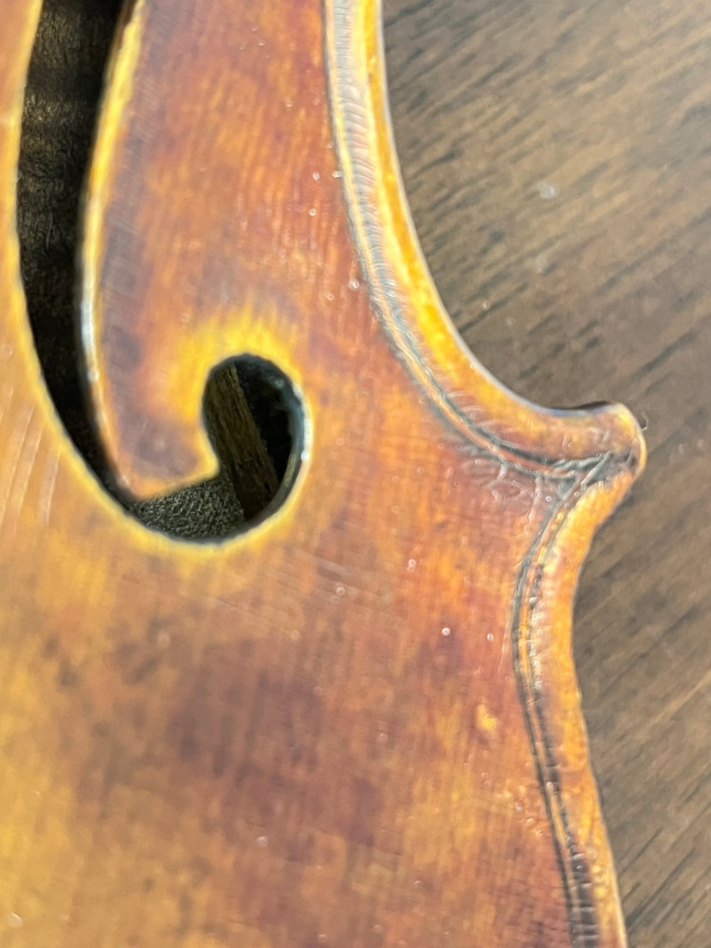 Historic American Made J. A. Wesco Violin 1901 - Oil Varnished full size 4/4, flamed Advanced and above