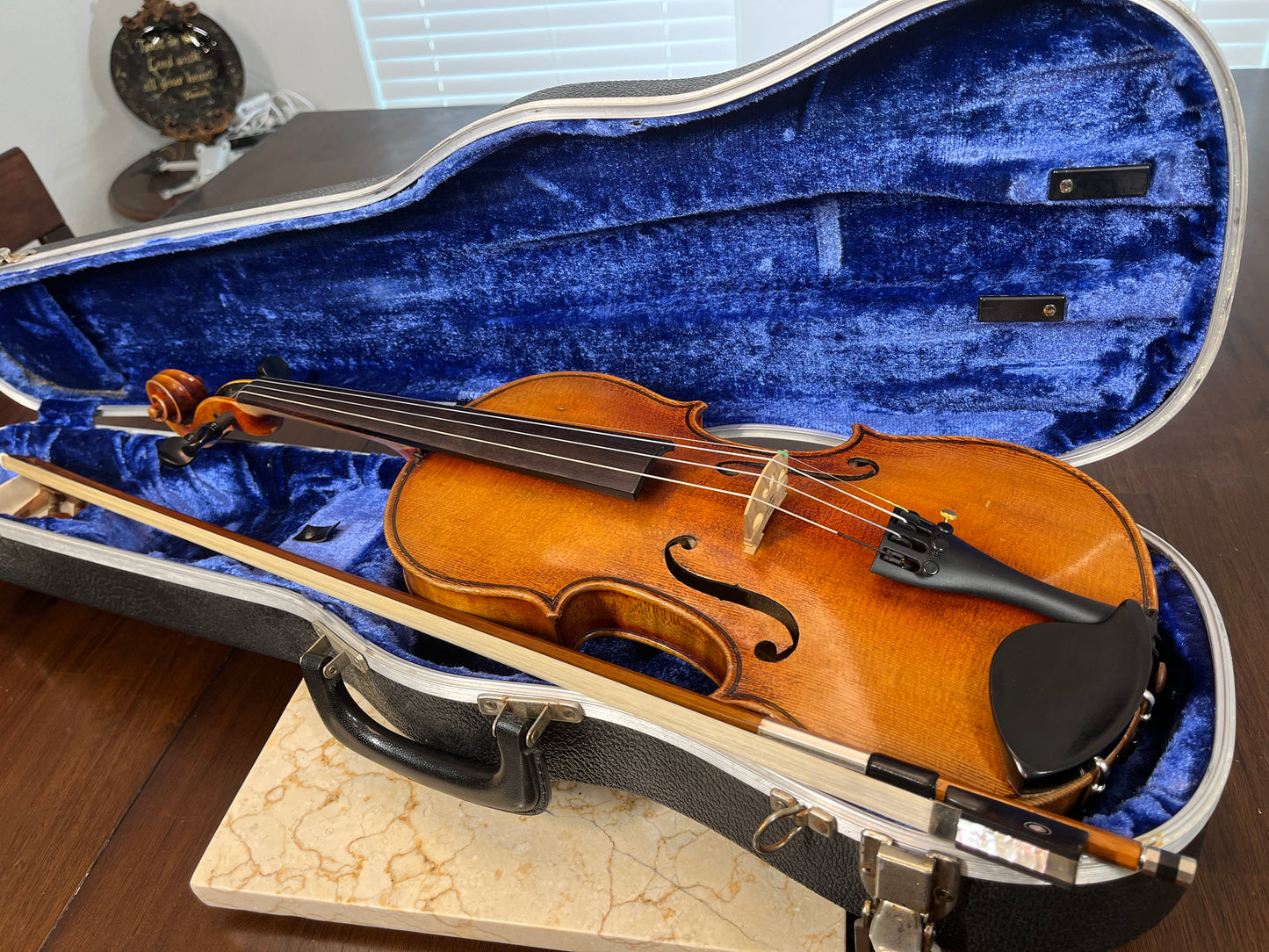 European Full size violin 4/4 Czechoslovokian Strad model 1713 Ready to perform