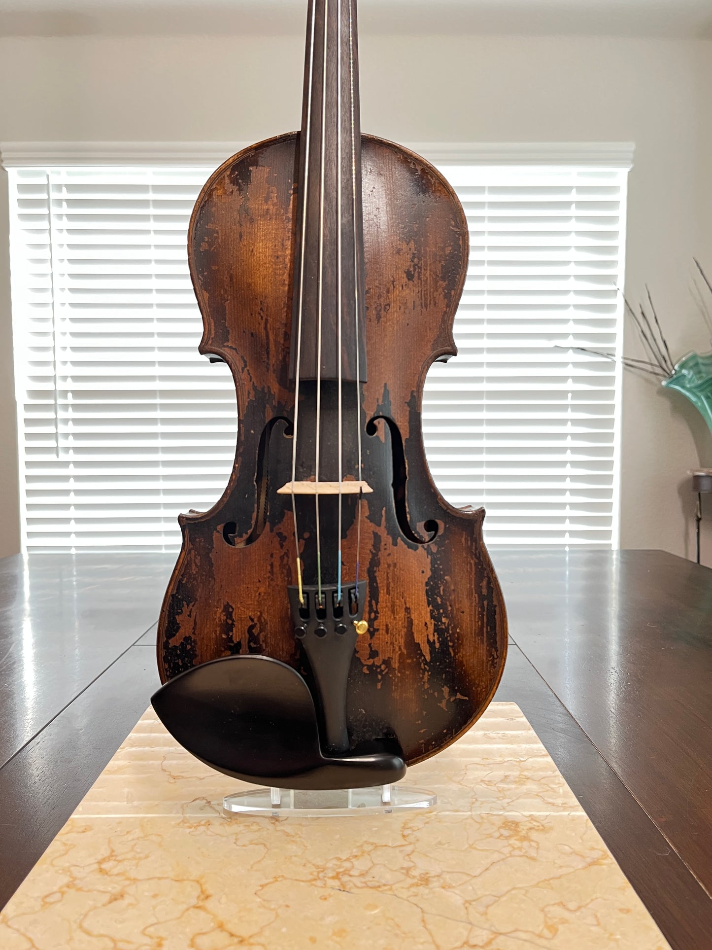 German Josef Klotz copy c. 1880-1920 single piece back violin full size 4/4