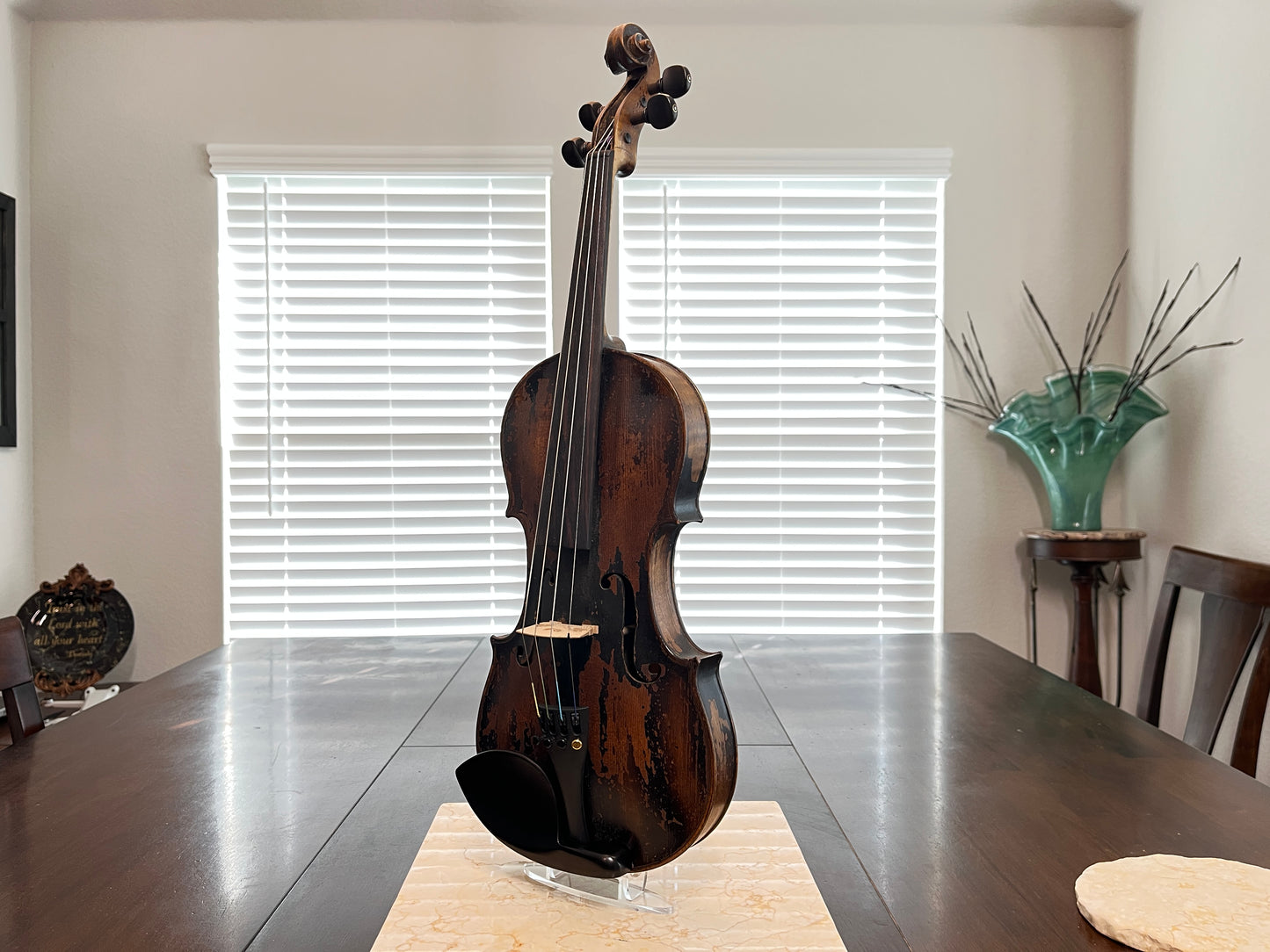 German Josef Klotz copy c. 1880-1920 single piece back violin full size 4/4