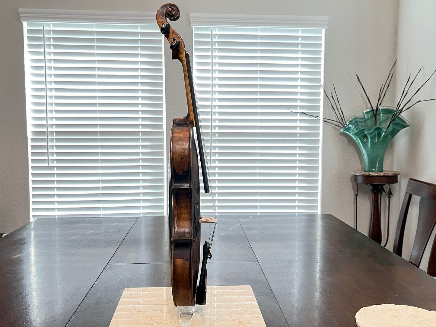German Josef Klotz copy c. 1880-1920 single piece back violin full size 4/4