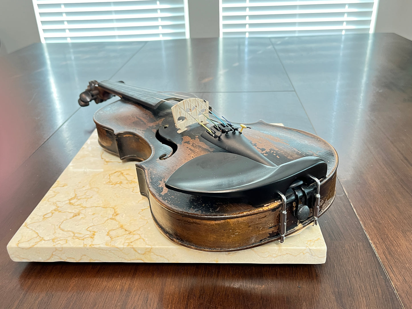 German Josef Klotz copy c. 1880-1920 single piece back violin full size 4/4