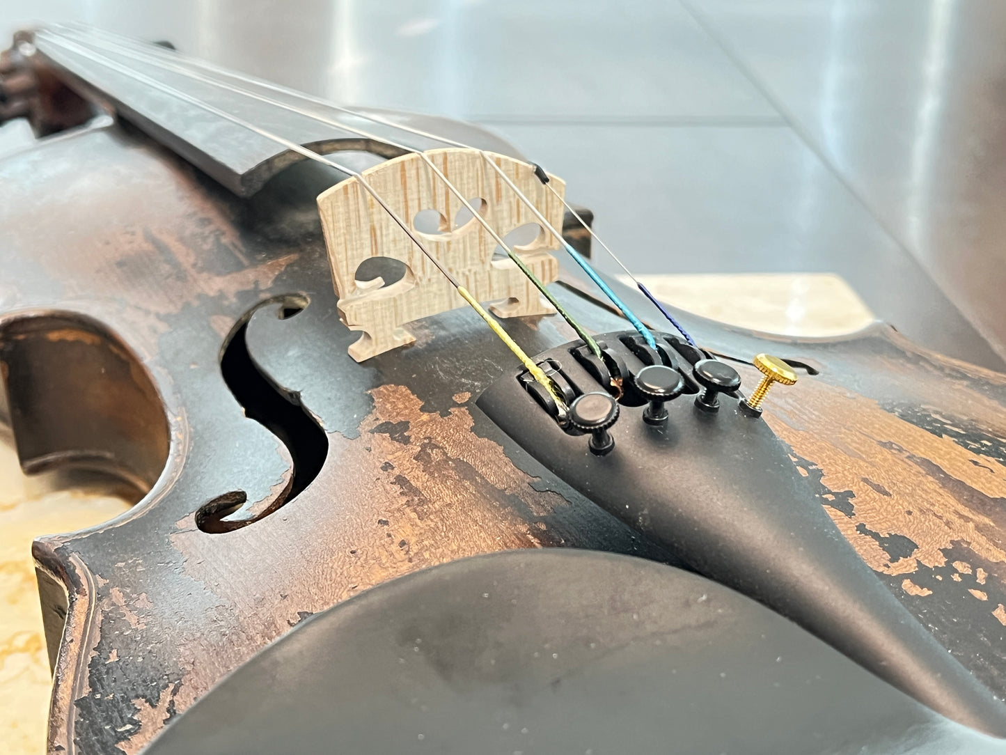 German Josef Klotz copy c. 1880-1920 single piece back violin full size 4/4