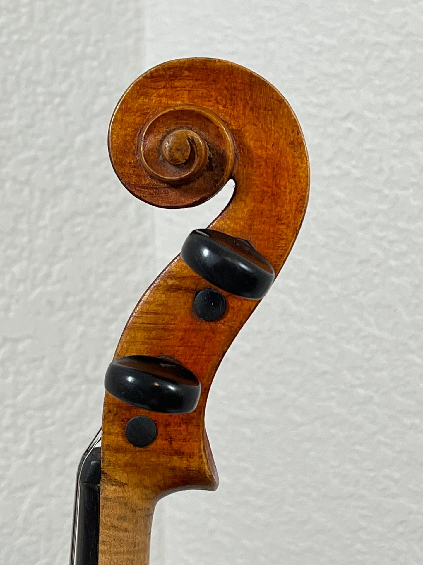 Bluegrass old tyme style folk Fiddle / Violin with the word 'Kezia' written inside - single piece flamed back