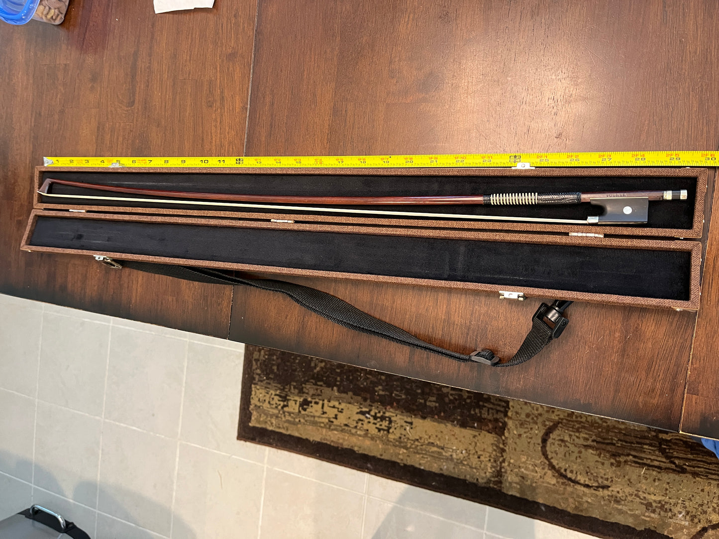 Full size Bow for violin stamped 'Tourte'