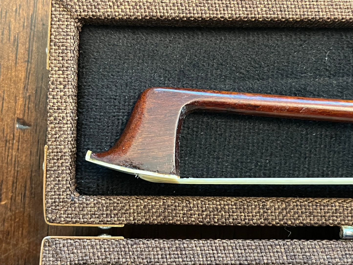 Full size Bow for violin stamped 'Tourte'