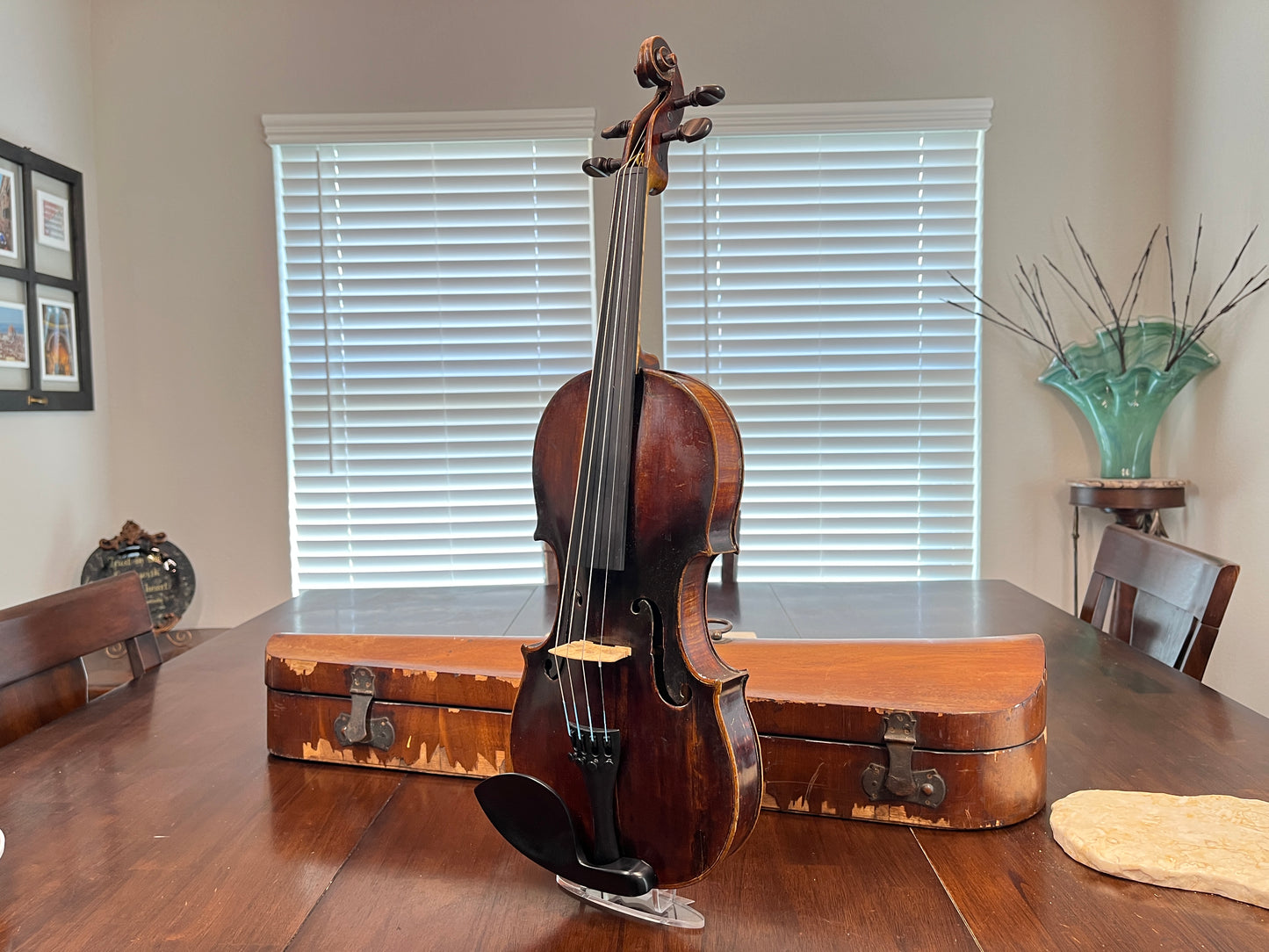 c. 1790-1810 Vintage Ludwig Steiner labeled full size violin with Dendro Analysis