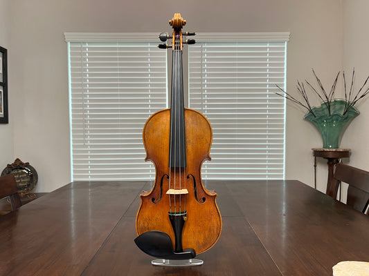 Flamed Hermann Geipel violin full size Strad copy 1935