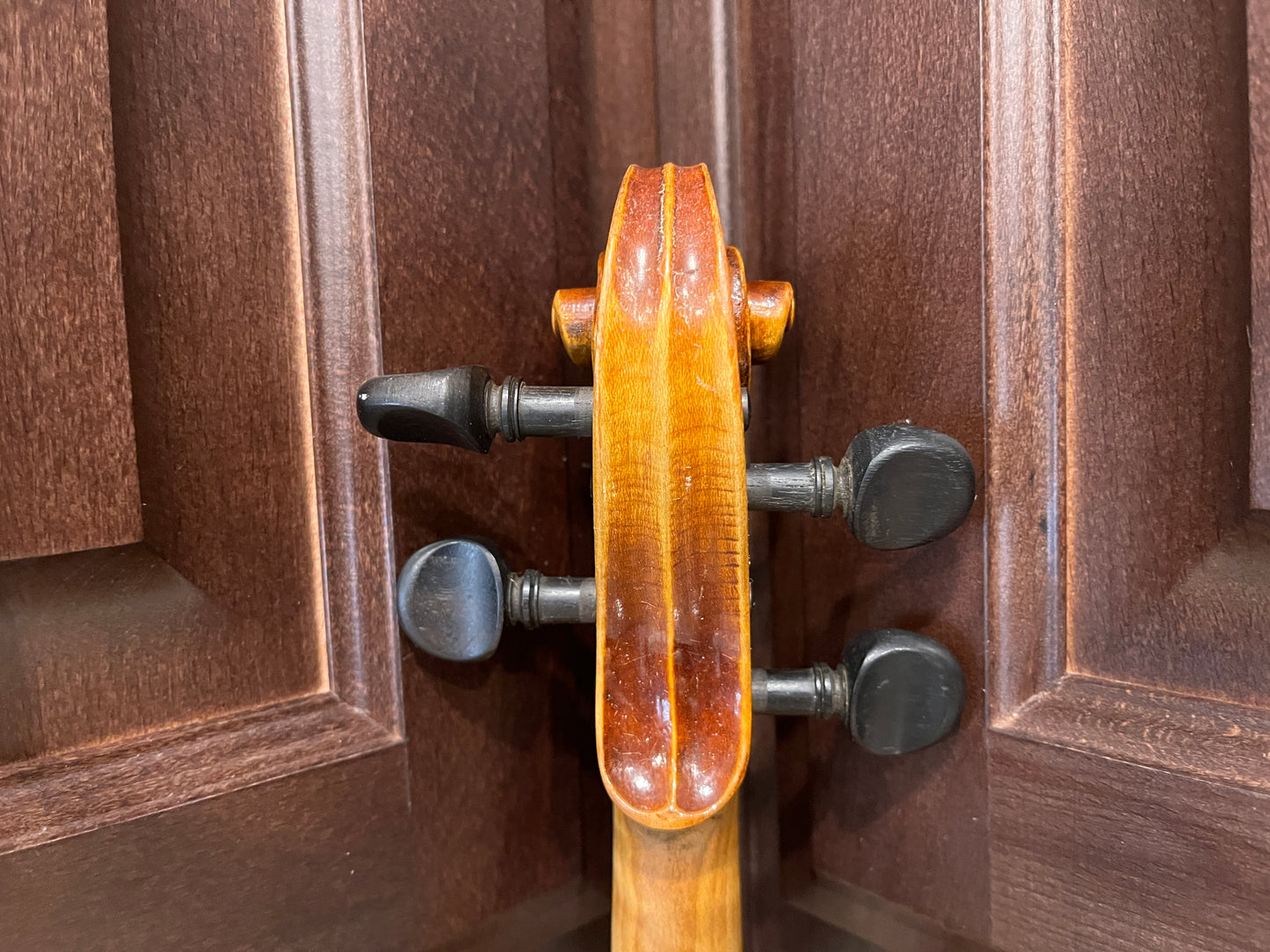 Full size Vintage E.R. Pfretzschner Strad Copy 1963 4/4 Single piece back
