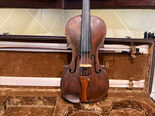 *Video demo* Flamed Fiddle Vintage c. 1880-1910 -Full size 4/4