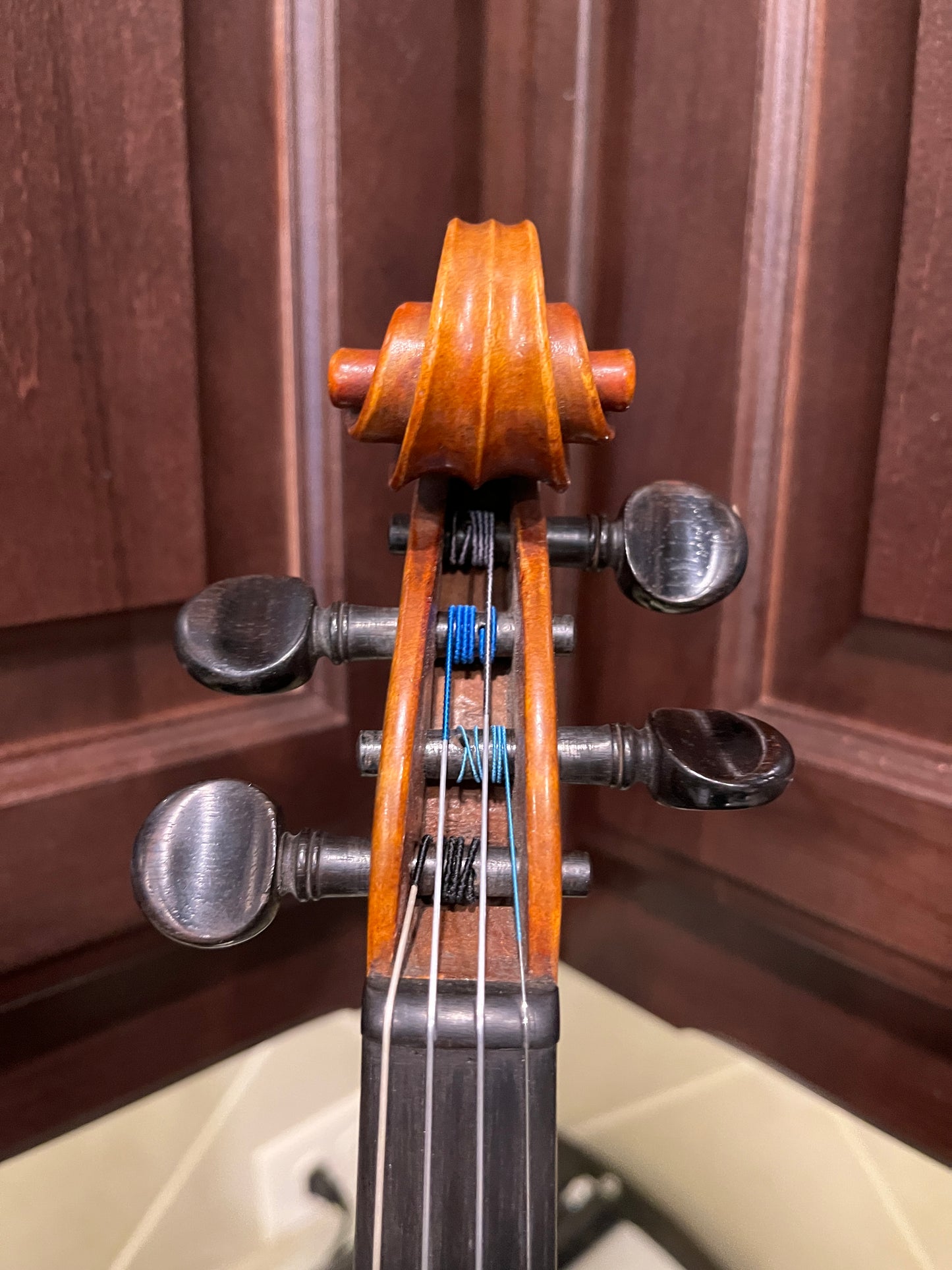 Flamed Violin 'Glass-Leipzig 1920 Conservatory Violine.' 4/4 Violin