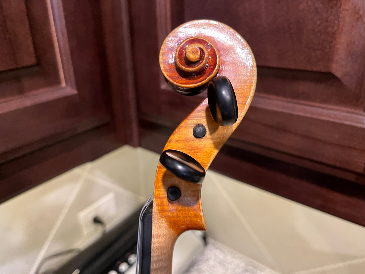 Flamed single piece back 4/4 Violin Full size Framus Copy of 1721 Strad c. 1960