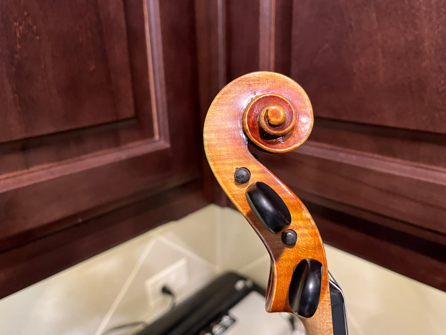 Flamed single piece back 4/4 Violin Full size Framus Copy of 1721 Strad c. 1960