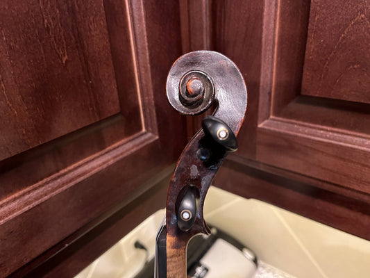 Single piece back Full size 4/4 unbranded Vintage Fiddle / violin Likely Strad copy c. 1850