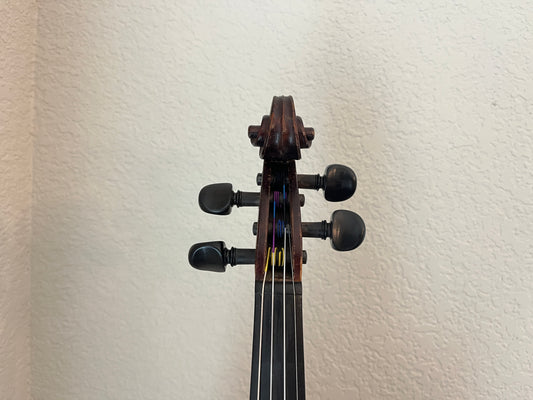 E. Martin Amati copy violin c. 1960 4/4 Full size Dark finish unlabeled but stamp on back
