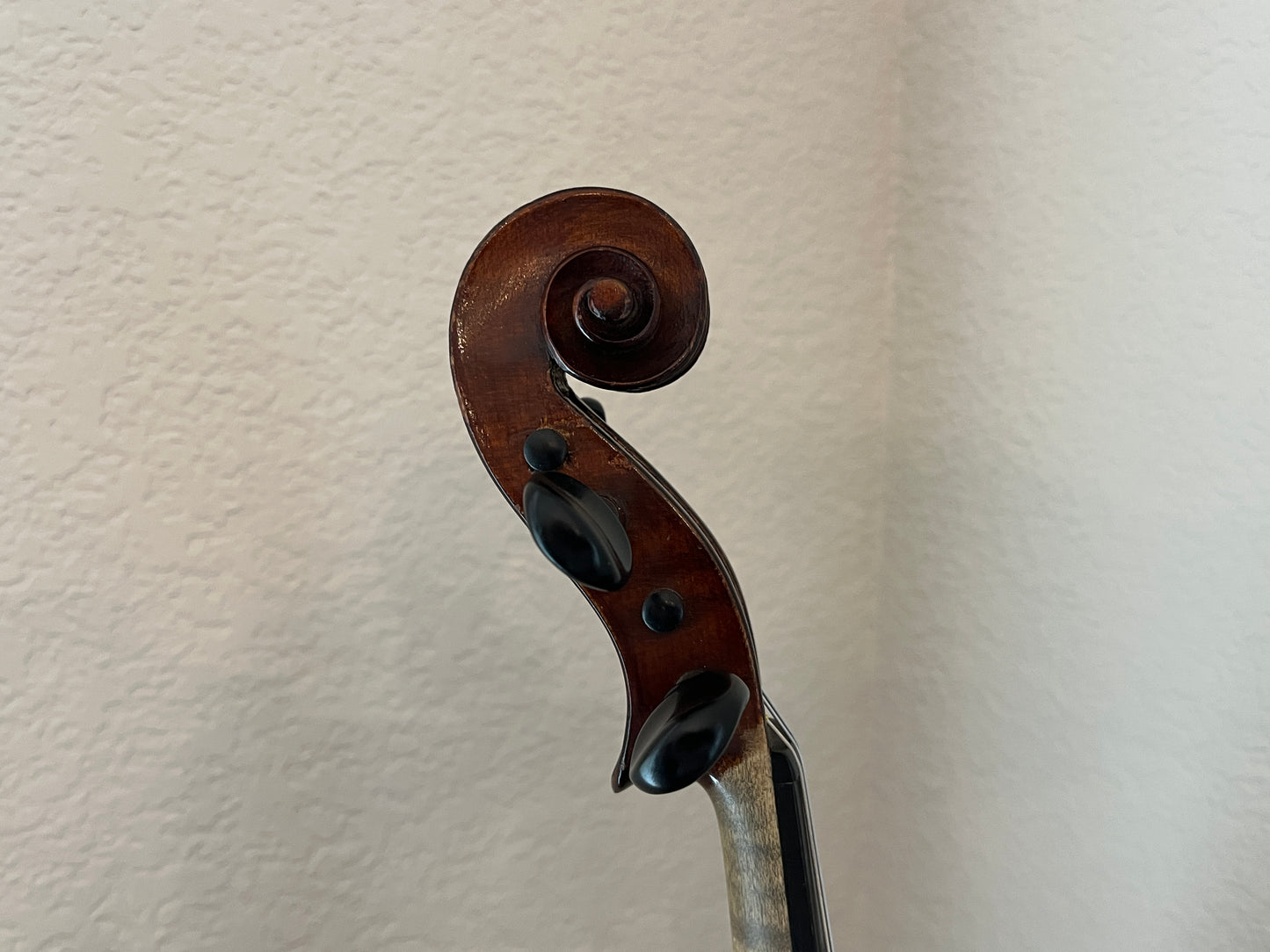 E. Martin Amati copy violin c. 1960 4/4 Full size Dark finish unlabeled but stamp on back