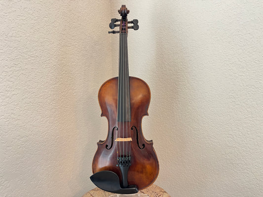 * Sound sample - Vintage Glass Stamped Converted 5 String (Five string) Violin fiddle c. 1920