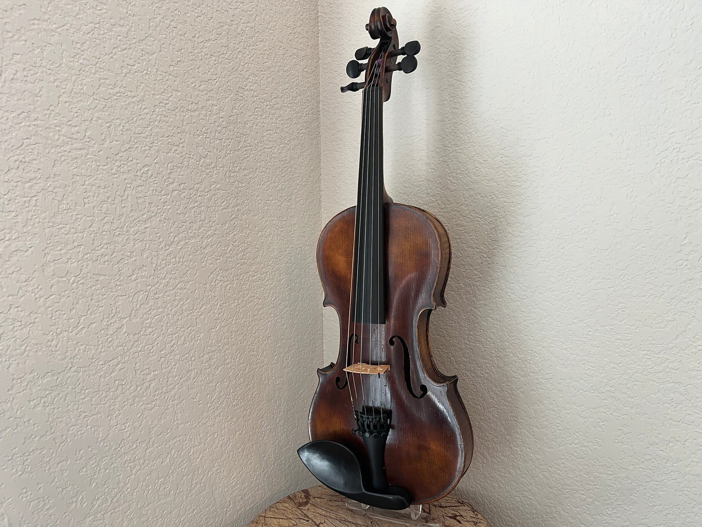 * Sound sample - Vintage Glass Stamped Converted 5 String (Five string) Violin fiddle c. 1920