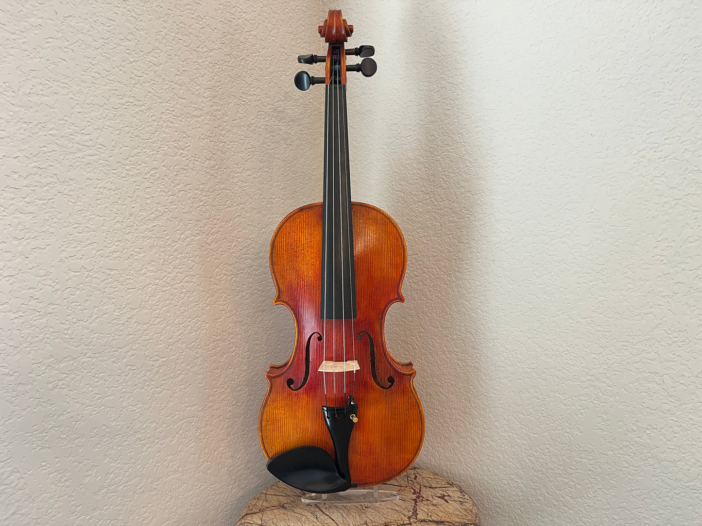 Single piece back flamed Bench made violin by Ivan of Bonev Violins #71 2025