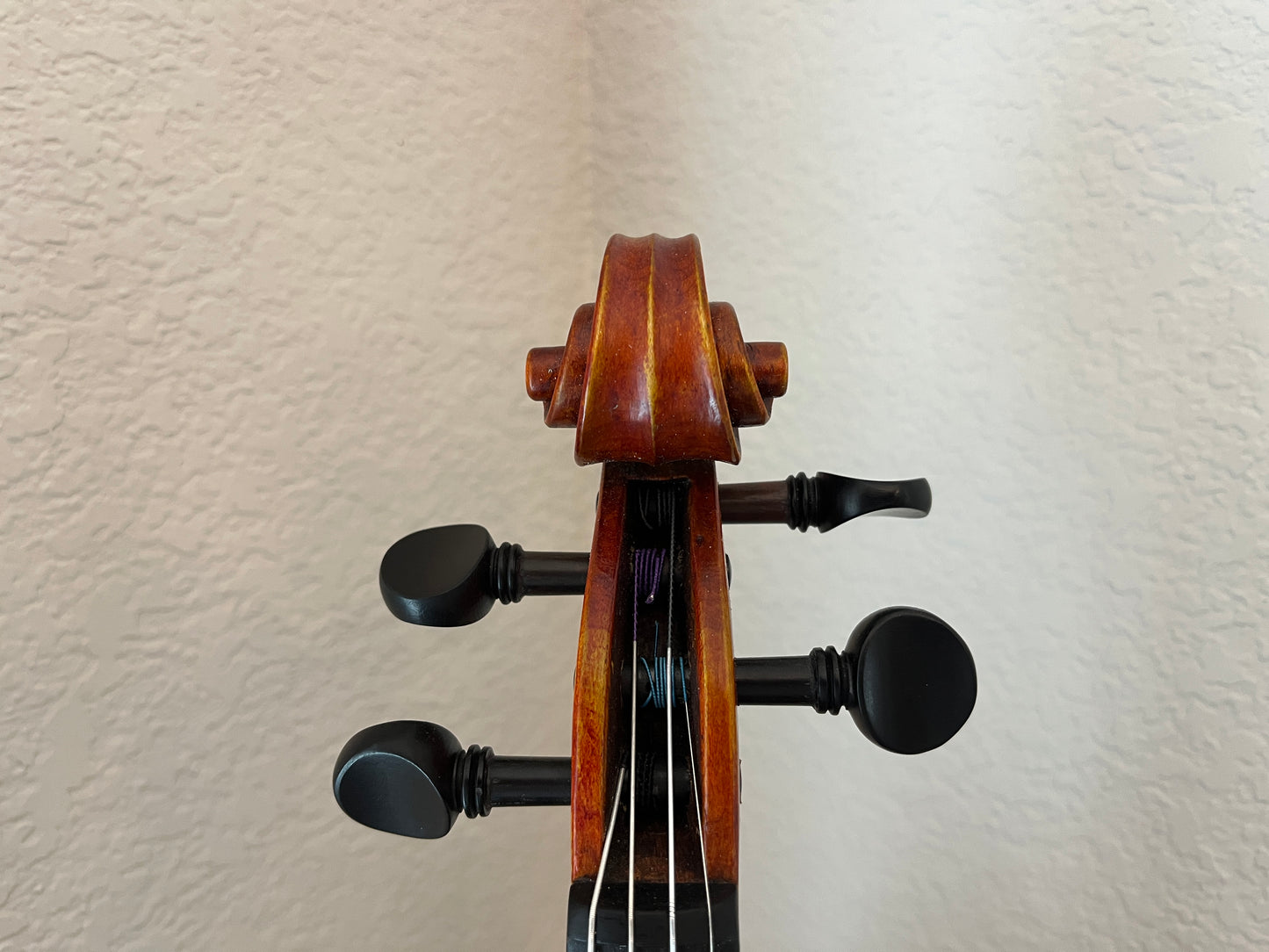 Single piece back flamed Bench made violin by Ivan of Bonev Violins #71 2025