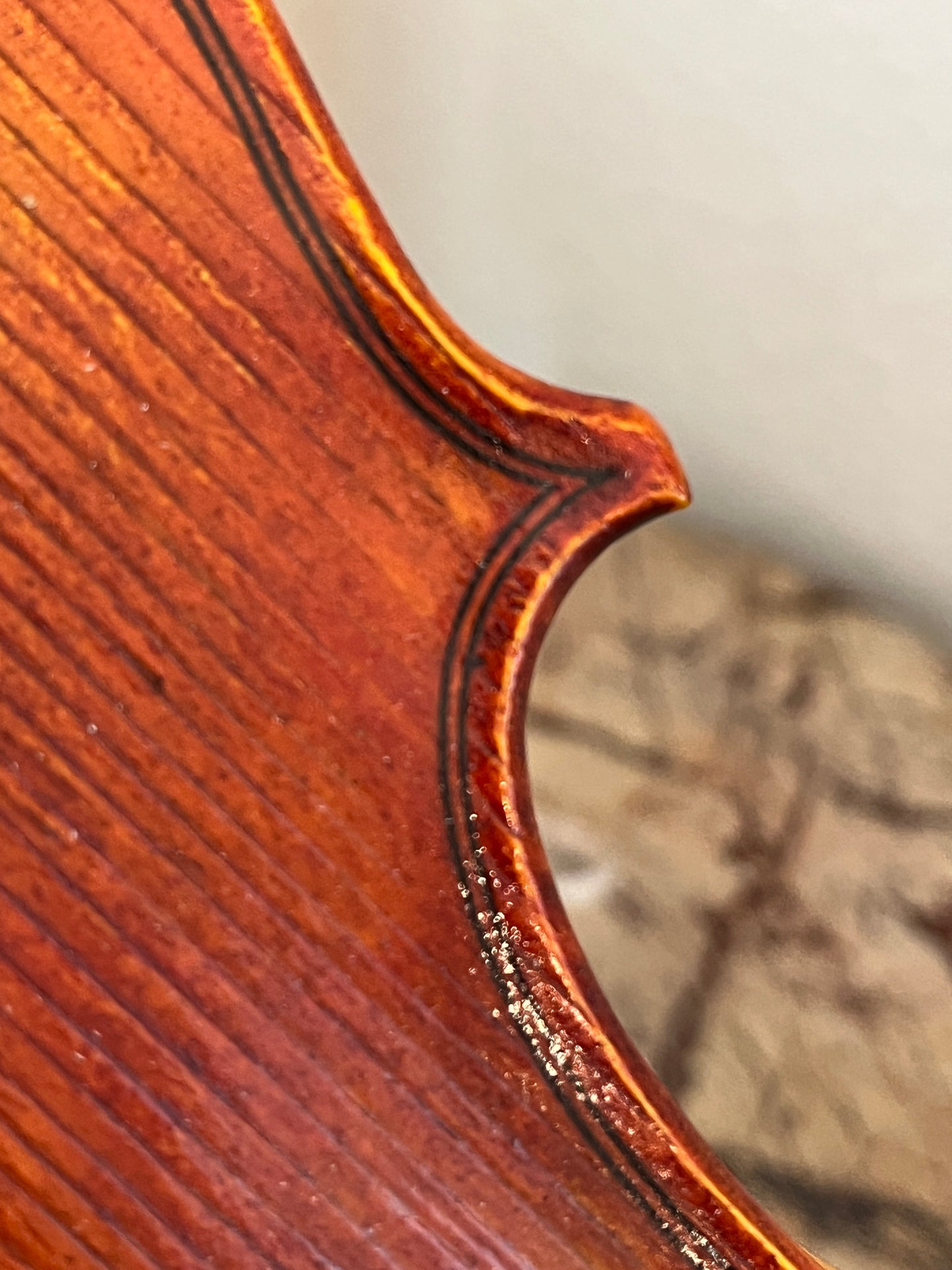Single piece back flamed Bench made violin by Ivan of Bonev Violins #71 2025
